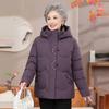 Mooou Women's Mid-Length Winter Padded Jacket for Middle-Aged & Elderly