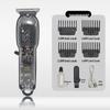 LCD Display Electric Hair Trimmer: Professional Salon Clear Body Shaver