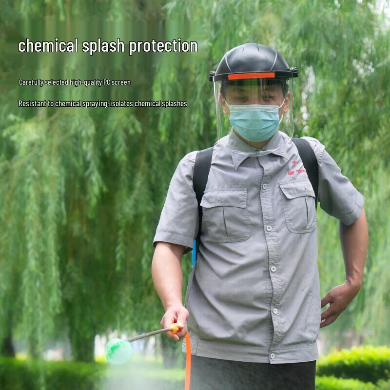Safety Helmet with Face Shield