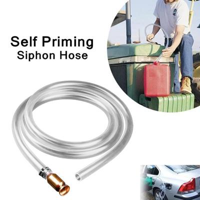 Self Priming Manual Fuel Pump PVC Tube Gas Siphon Hose Pump  Car Fuel Transfer