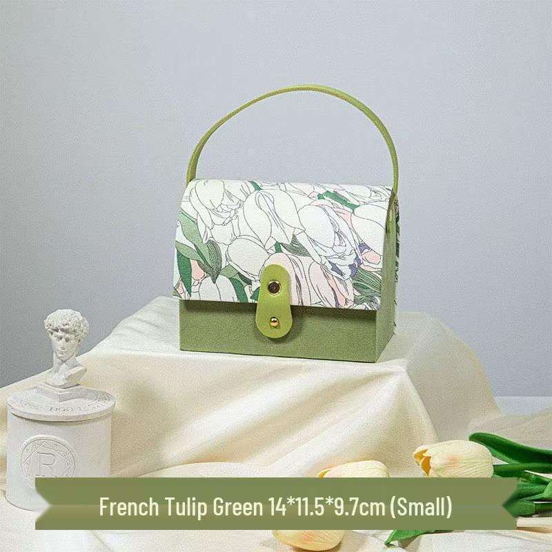 Luxury Velvet Tulip Bridesmaid Souvenir and Candy Gift Box