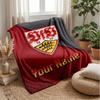 VfB Stuttgart FC Coperta in Flanella con Nome Personalizzato Logo Calcio Coperta in Pile Personalizzata Regalo Speciale per Divano Camera da Letto Casa
