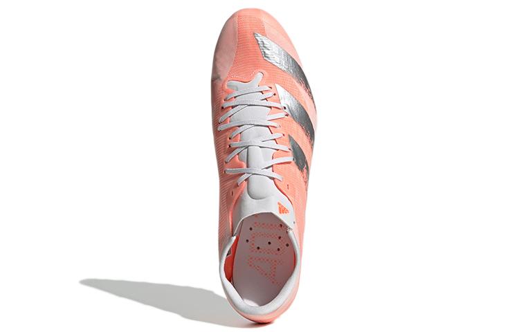 adidas Adizero Prime Sprint Spikes Low Top Running Shoes Men's Pink Silver EE4586