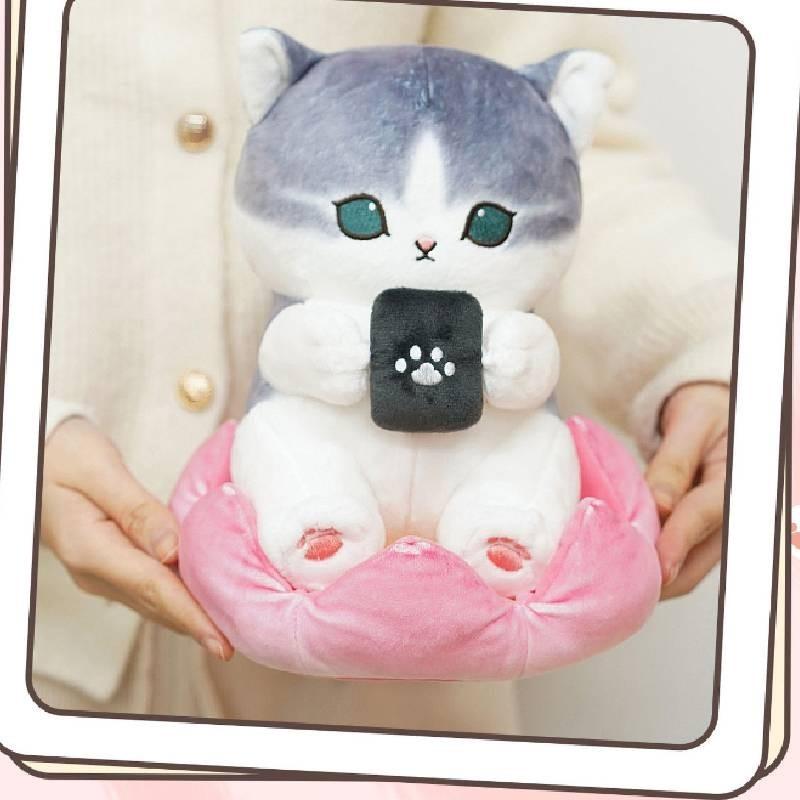 Adorable Mofusand Cat Plush Toy Super Soft Cartoon Anime Cat Pp Cotton Filled