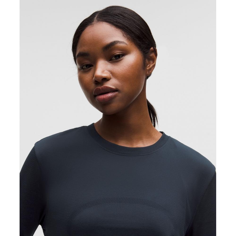 Lululemon Swiftly Relaxed Long Sleeve Shirt Updated Fit True Navy True Navy