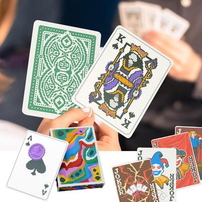 Klasická pokerová sada karet - Nezbytná párty hra pro setkání, stolní hry a sváteční zábavu, Odolné a přenosné hrací karty