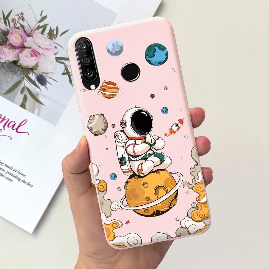 For Huawei P30 Lite Case Cute Fashion Carton Cover Soft Silicone Phone Case For Huawei P30 Pro P 30 Lite P30Lite Back Cover Bags
