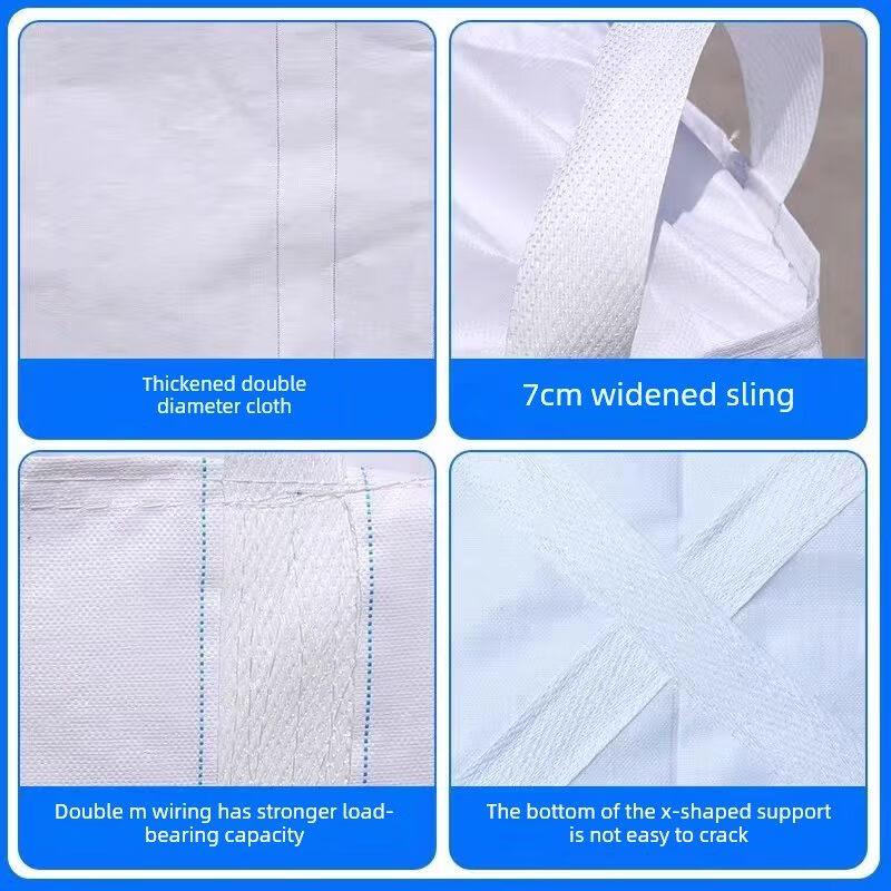 RSRDDY Industrial Bulk Bags with Discharge Spout (10 Pcs)