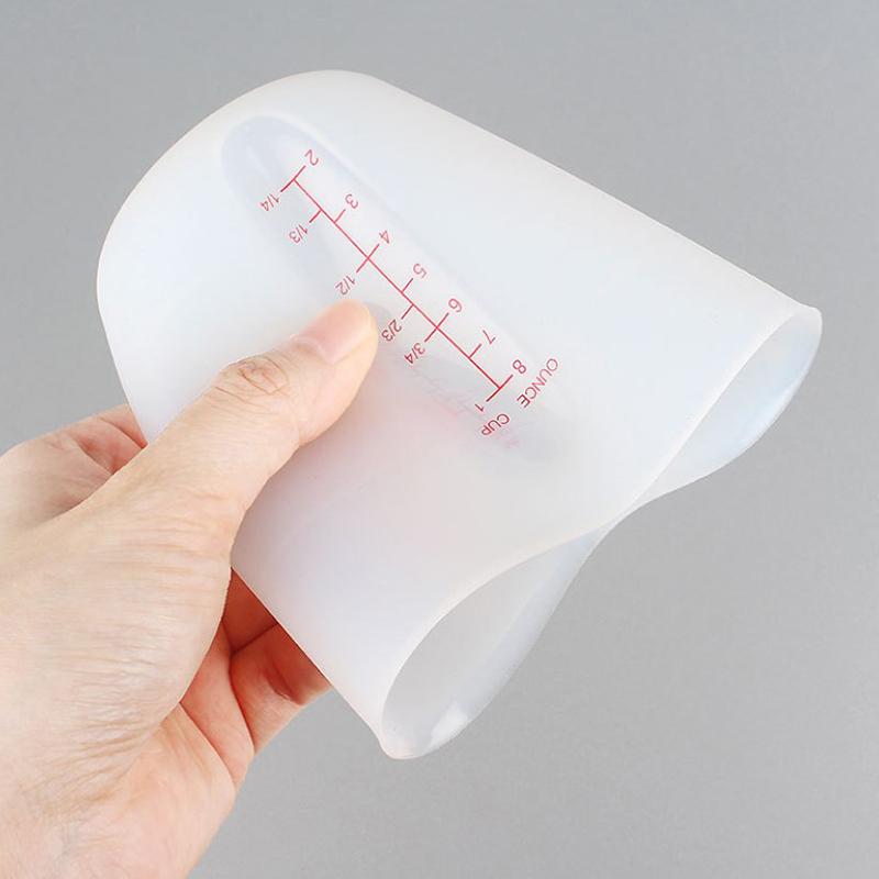 125/250/500Ml Silikonowe Miarki Narzędzia Ze Skalą DIY Gips Gipsowy Żywica Epoksydowa Klej Kubek Do Mieszania Narzędzia Do Tworzenia Biżuterii