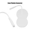 Electrode Pads Reusable Massage Patch for Tens Electrodes Digital Machine Massage 2mm Plug Body Massager Accessories