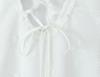 Sweet Chic Embroidered Mesh V-Neck Open-Back Slim-Fit Dress