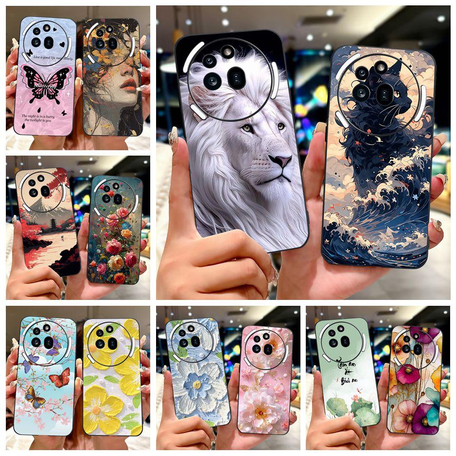 For Nothing Phone 3A Pro Case A059P Cute Cat Lion Painted Cover Shockproof Phone Case For Nothing Phone 3A Phone3A Pro Soft Bags