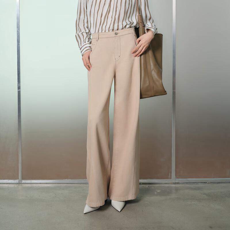 Sancai Women s 2026 Spring Cotton Loose Wide-Leg Denim Pants XL 170/76A