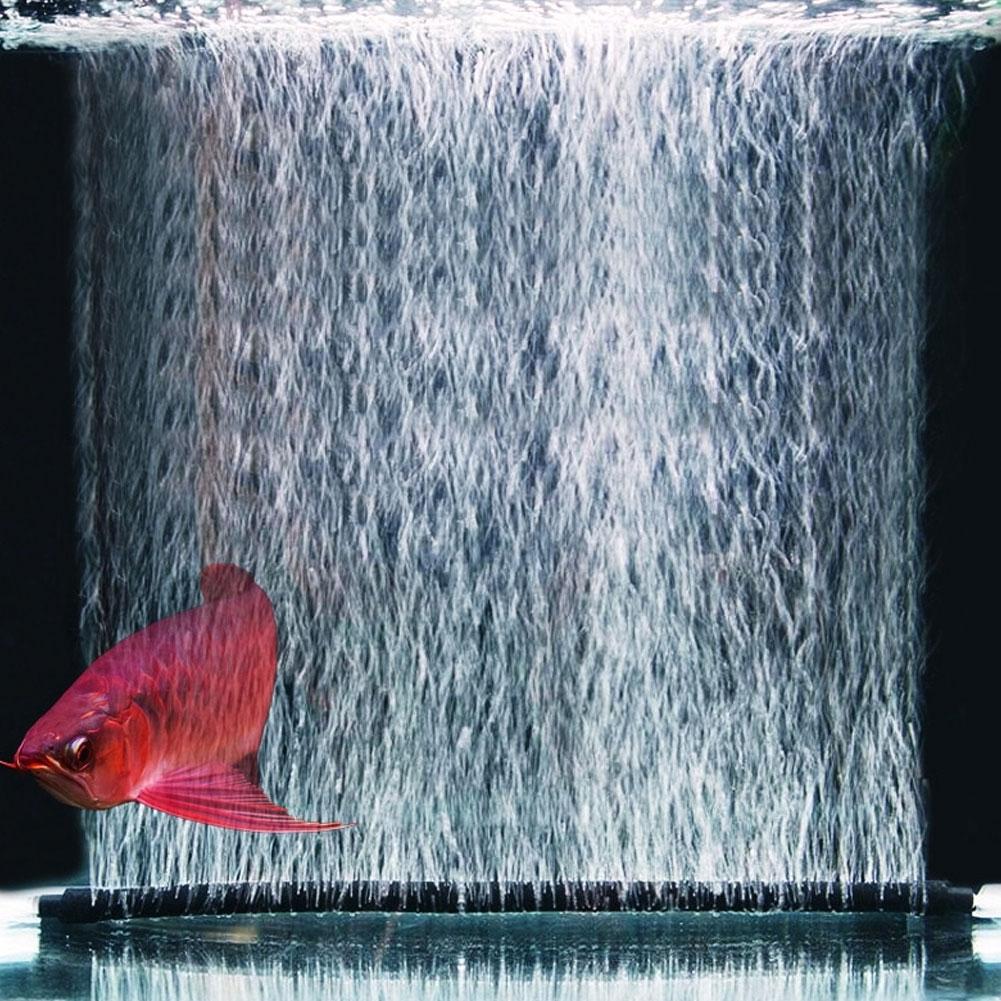 Plastic Aquarium Air Stone Bubble Bar Fish Tank Landscape Oxygen Aeration Diffuser Tube Hose75cm