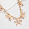 Imitation Pearl Beach Shell Waistband Adjustable Women's Necklace Shell Starfish Waist Chain  Women