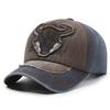 Hat Men's Color Matching Retro Baseball Cap Washed Nostalgic Style Cap Spring and Autumn Casual Sun Hat Women