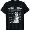 Αστείο Ανατομικό T-Shirt για Λάτρεις Σκύλων Alaskan Malamute για Άνδρες Γυναίκες Κορίτσια Παιδιά