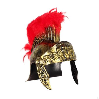 Spartská helma pro dospělé maškarní brnění klobouk jevištní vystoupení cosplay hraní rolí