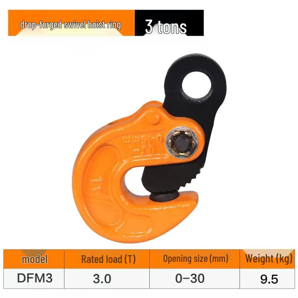 5T Alloy Steel Lifting Clamp: Horizontal, Vertical & Flat Lifting for Steel Plates