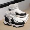 28-38 Children's Winter Plus Plush Warm Snow Boots Cotton Boots Fashionable Waterproof Sports Shoes