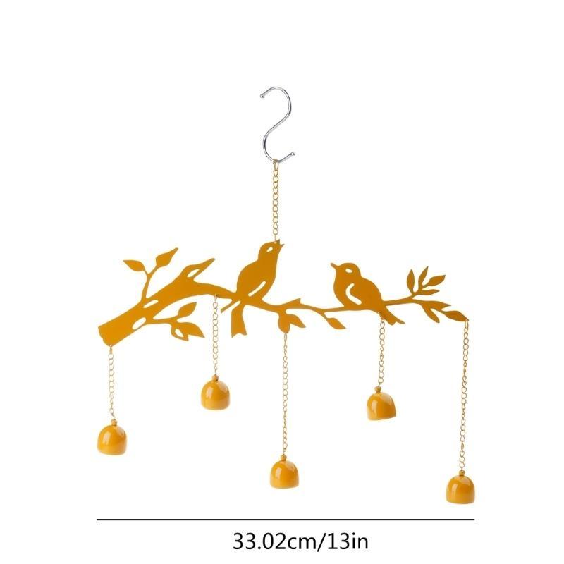 Iron Birds Wind Garden BalconyDoor Pendant for Lover Friend Family Members