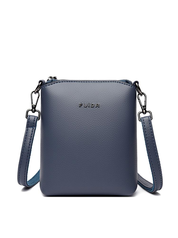 

Enter 2025 new mini oblique span mobile phone bag light luxury commuter bucket bag fashionable versatile shoulder underarm bag 14*7*19