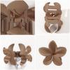 8CM Boho Flower Hair Clip for Women Hawaiian Gradient hairclip Bohemia Flower Hairpin Vacation Hair Claw Clip Sweet Barrettes