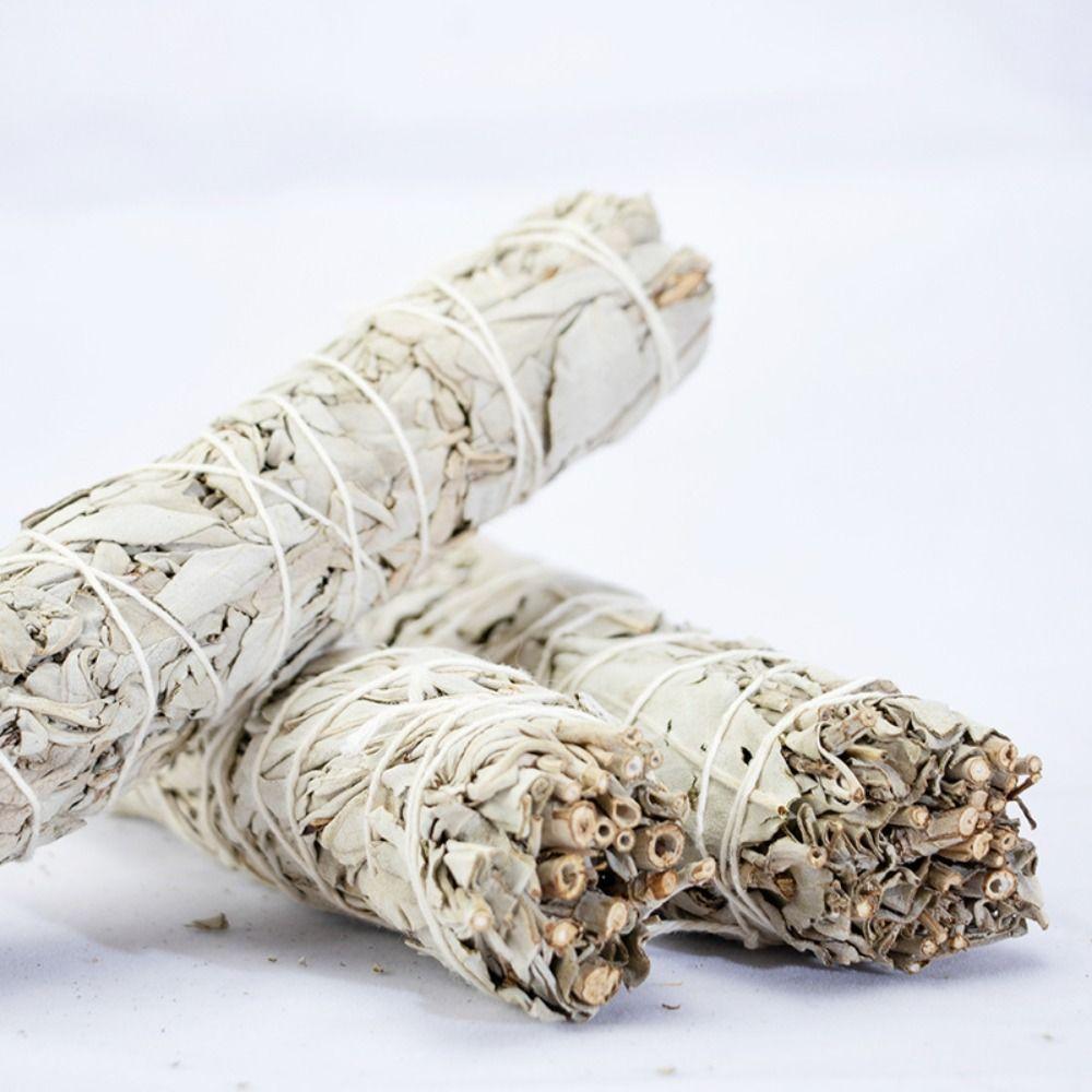 

Practical White Sage Bundle 10cm Energy Cleansing Bundles Spiritual Incense Sticks Soothes Nerves Palo Santo wood