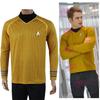 Into Darkness Captain Kirk Cosplay Tshirt Costume Tops With Badge