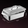 Five-layer Capacity Lasagna Pan Stainless Steel Pan