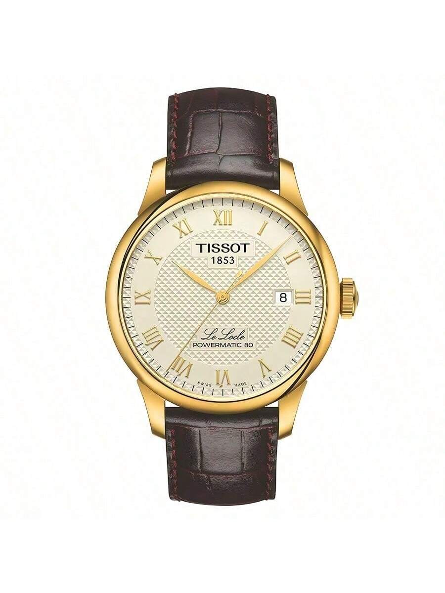 

Жіночий механічний годинник Tissot, циферблат кольору шампанського, ідеально підходить для ділового та повсякденного використання T006.407.36.263.00 шампанського
