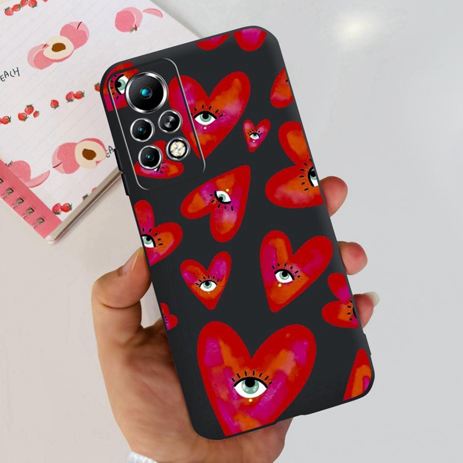 For Infinix Note 11 Pro Case X697 Cute Painted Back Cover Soft Silicone Phone Cases For Infinix Note 11 Note11 Pro Fundas Bumper