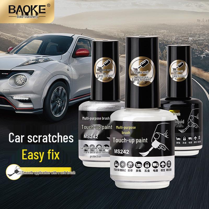 Baoke Car Scratch Repair Pen - Waterproof, Sun-resistant Brush Tip for Metal Coloring