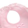 Baby Girls Cotton Snap Button Bibs Cute Bow Lace Bibs Waterproof Saliva Towel
