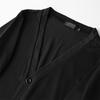 Men's Cardigan Knitted Sweater Casual Color V-Neck Fashion