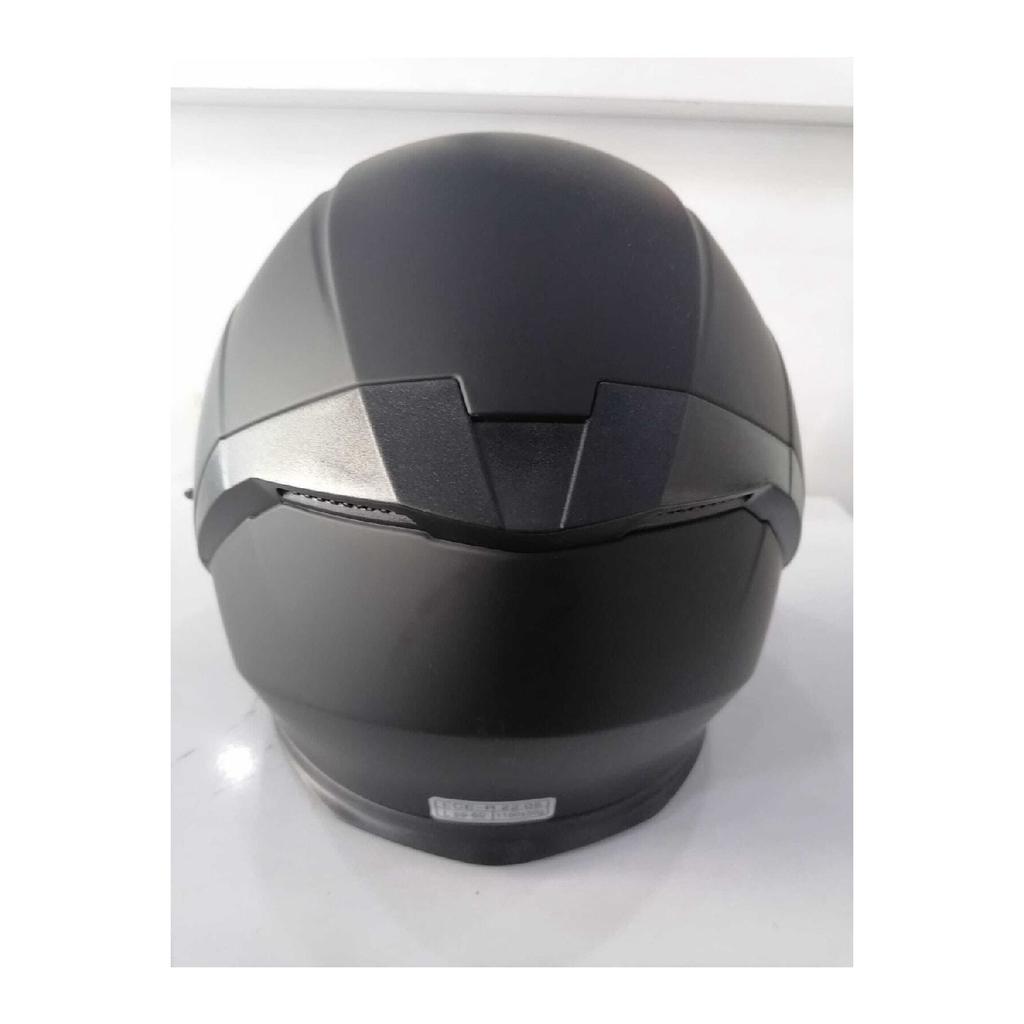Jk526 Matte Black Open Helmet With Sun Visor