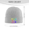 Rainbow Teeth Warm Knitted Cap Winter Knit Bonnet Hat Skullies Beanies Hip Hop Caps for Unisex