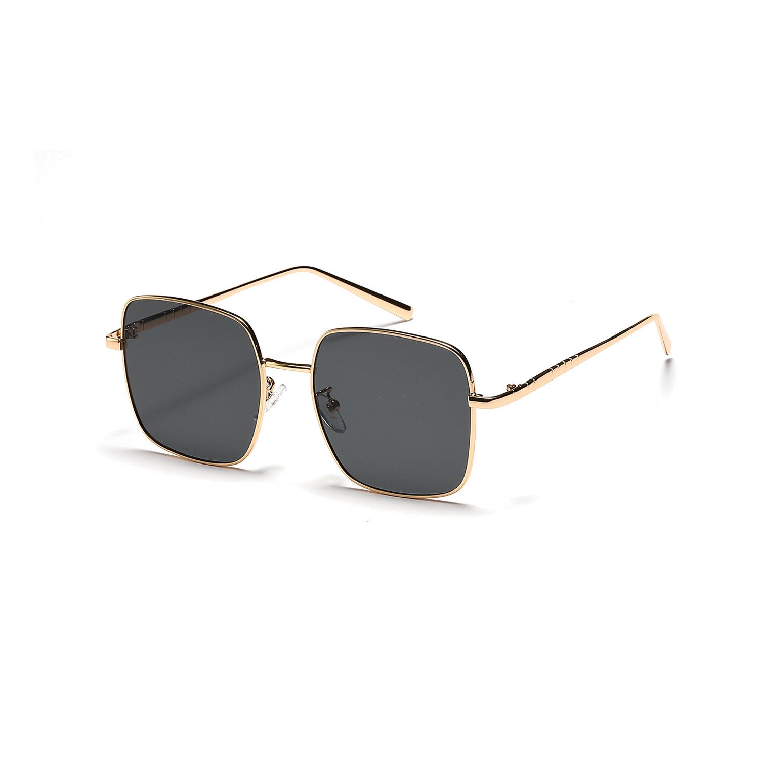 

Face Covering Glasses Square Metal Retro Sunglasses Women S Simple Sunglasses Men