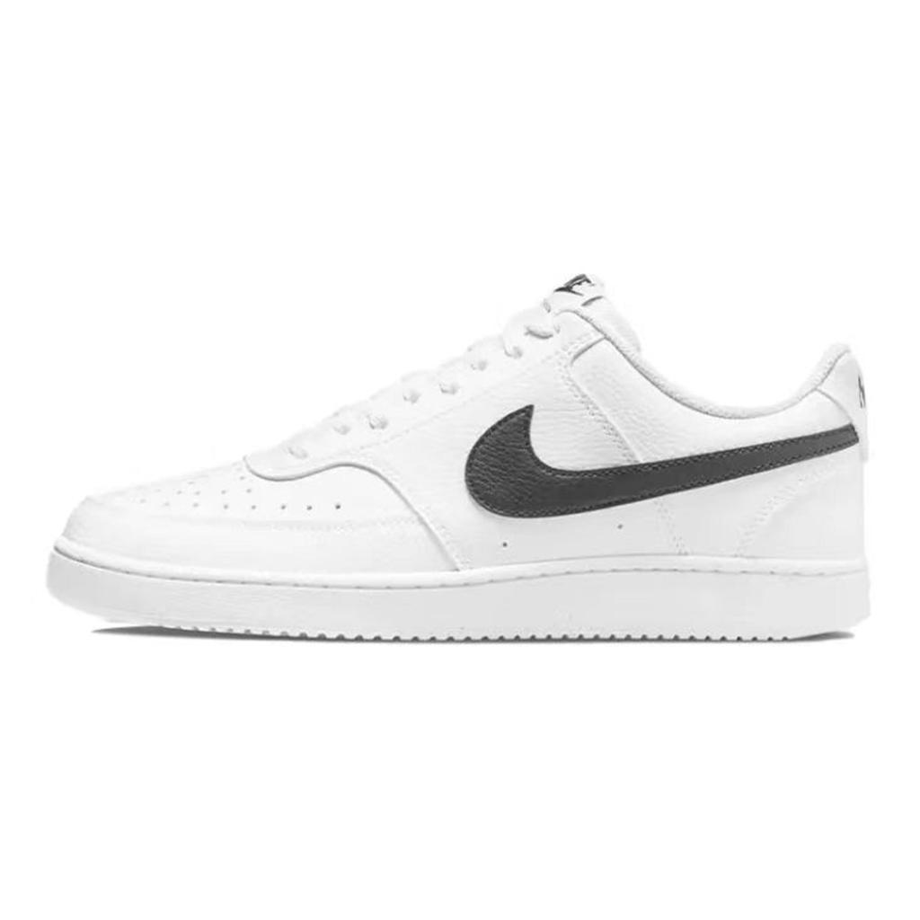 Nike Court Vision 1 Cavalerul Lunii Rezistente la Alunecare Rezistente la Abraziune Pantofi de Skateboard Joși Bărbați Negru Alb DH2987-101(Echipa348-)
