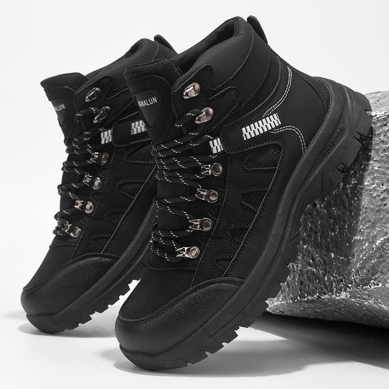 

Новая горячая распродажа Сезон Мужские походные ботинки Противоскользящие Повседневные Уличные спортивные ботинки Пара Туристические ботинки для ходьбы Удобные Бре 44