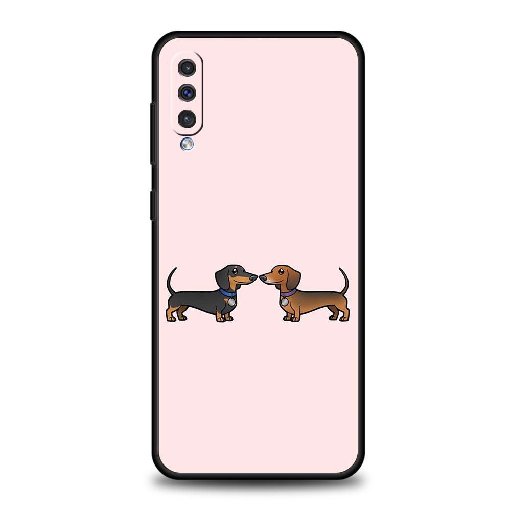 Dachshund Sausage Dog Case For Samsung A26 A36 A56 A54 A52 A50 A70 A40 A12 A14 A16 A22 A24 A42 A34 A32 5G A04s A06 5G Cover