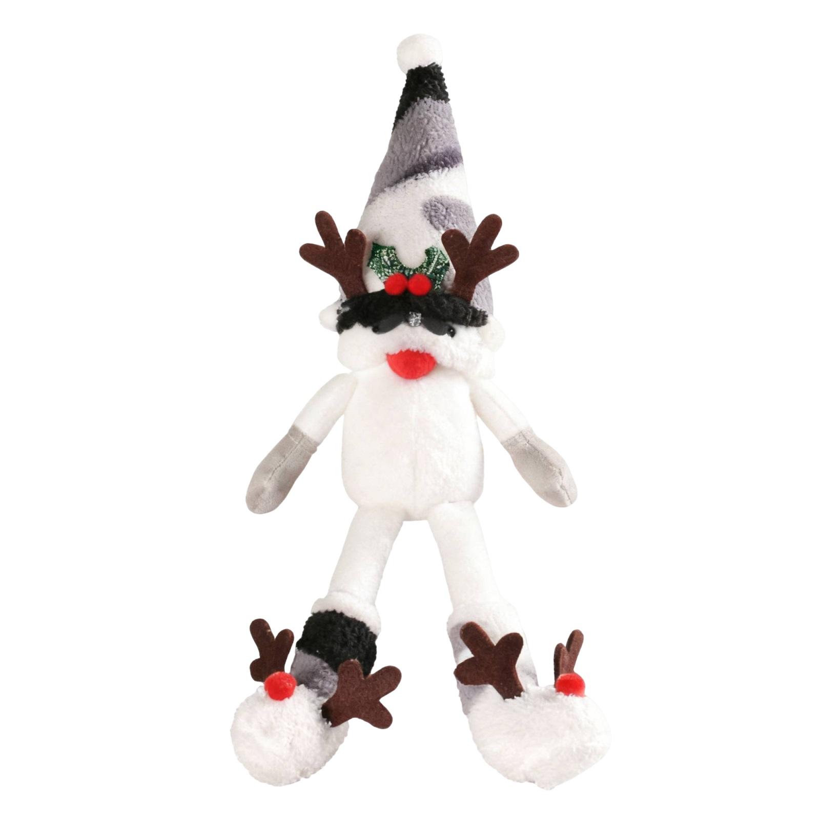 

Плюшевый рождественский оленёнок на длинных ногах One Size чёрный