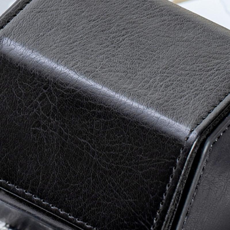Elegant PU Leather Hexagon Watch Box Compact Design For Safe Jewelry