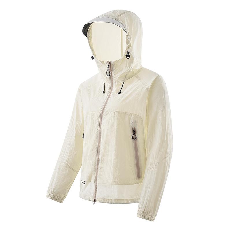 Outdoor UPF10 + Ice Silk Sunscreen Clothing Men's Summer Light and Breathable Sunscreen Clothing Fashion Versatile Jacket