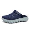 New jelly sandals, men's thick-soled fashion bag head slippers, heightened wear-resistant and high-end hole shoes