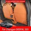 For Changan DEEPAL S05 2025 2026 Car Seat Back Anti Kick Protector Pad Anti Dirty Leather Interior Styling Accessories