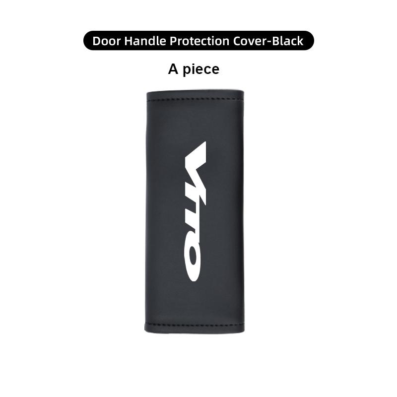 

For Mercedes Benz Car Logo Door Handle Armrest Protective Cover Emblem Interior Accessories W124 W203 W204 A CLASS B CLASS C