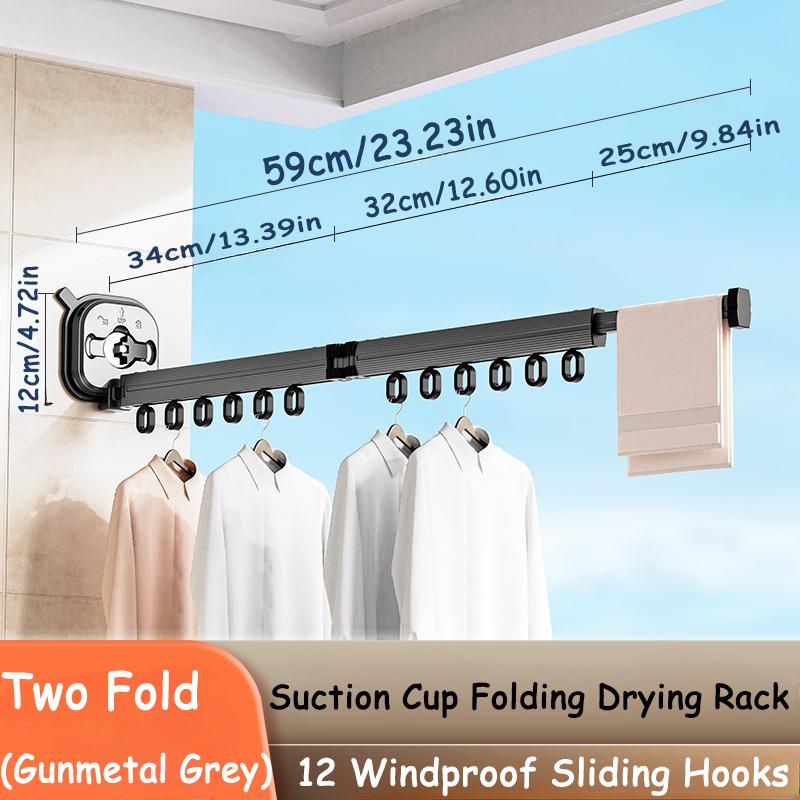 Latest Wall Mount Clothes Best Drying Rack Foldable Heavy Duty Retractable Closet Laundry Hanger Rotating Folding Extendable Clothesline