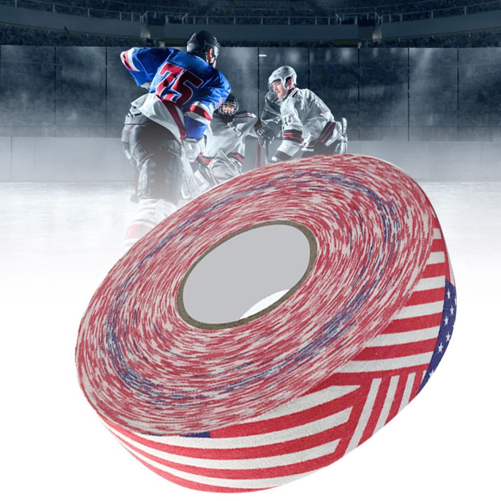 2.5cmx25m Hockey Protective Tape Sport Badminton Pole Pads Hockey Stick Tapes Stars & Stripes