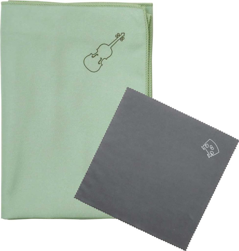 Set of 2 Rosin Cloths for String Instruments (SCC-01) Green (GRN)